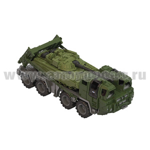 Игрушка пластмассовая Военный тягач «Щит» с танком (560×210×215 мм)