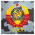 Футболка с вышивкой на груди СССР (герб), сер. КМФ