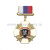 Медаль ВВ России (белый крест, на планке - лента РФ) грифон