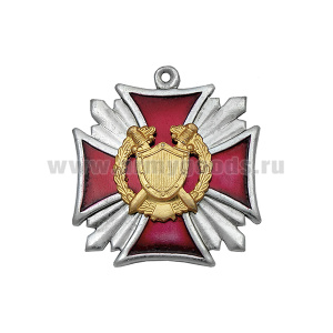 Основание к медали ДМБ (красн. крест с эмбл. юстиции)