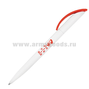 Ручка шариковая пластиковая с символикой ВЧК-КГБ-ФСБ (чернила синие)