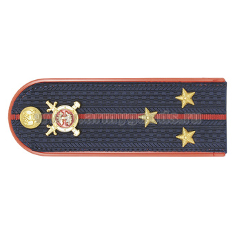 Погоны Полиции (ОВД) на китель, укомплектованные мет. фурнитурой (ст. лейтенант) пластик