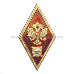 Значок мет. Ромб ВШМ (высшая школа милиции) жесть