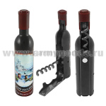 Магнит-штопор в виде бутылки "ВМФ России (Там, где мы, там - победа!)"