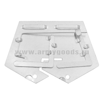 Орд. колодка алюмин. № 2 (жесть) прорез для ленты уже стандарта на 2 мм (L - 18 мм)