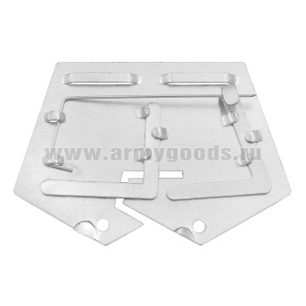 Орд. колодка алюмин. № 2 (жесть) прорез для ленты уже стандарта на 2 мм (L - 18 мм)