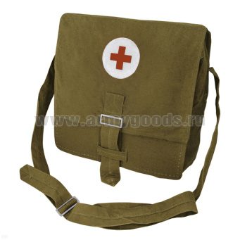 Сумка санитарная ГО (брезент) с хранения ,возможны пятна и надписи