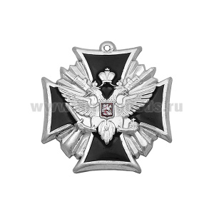 Основание к медали ДМБ (орел, черный крест) серебр.