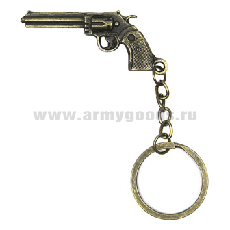 Брелок мет. Револьвер (№4)