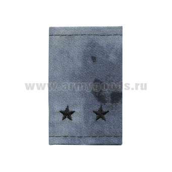 Ф/пог. Росгвардия ОМОН (расцв. "Мох-2") вышит. черн. (лейтенант)