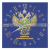Часы настенные стеклянные Прокуратура РФ (28x28 см)