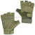 Перчатки с обр/пал с защит. накладками (мод 2) оливковые