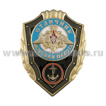 Значок мет. Отличник Морская пехота (гор.эм., накладки)