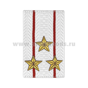 Ф/пог. Полиция белые тканые (полковник) приказ № 777 от 17.11.20