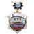Медаль 50 лет СССР ХХХ 1984 (на подвеске - чайка на шестеренке) ПЛ на голубом и синем фоне, гор.эм.