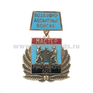 Медаль Мастер рукопашного боя (на планке - ВДВ) гор.эм.
