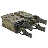 Подсумок открытого типа для 4 маг АК ("мох" (A-TACS FG) (с системой крепления "MOLLE") 