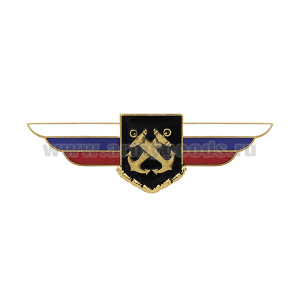 Значок мет. Должностной знак командира полка и ему равной воинской части (ВМФ) (№63)