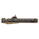 Зажим для галстука мет. с силуэтом ТАПКСН проекта 941, черная эмаль