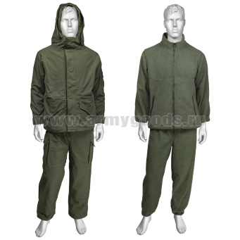 Костюм д/с ПАРКА (утепленный флисом) оливковый