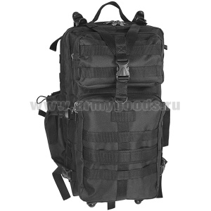Рюкзак Беркут черный (ширина - 30 см, глубина - 10 см, высота - 45 см)																							