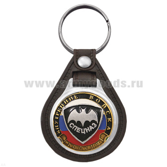 Брелок с эмблемой на виниловой подкладке ВВ Спецназ (летучая мышь)