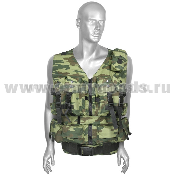 Жилет разгрузочный Армейский "флора" (х/б Rip-Stop)