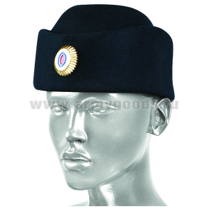 Шляпа фетровая (берет) форменная женская Полиция (с мет. кокардой) ТУ 2020 г