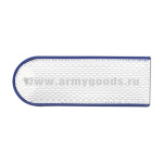 Погоны белые (васильк. кант) чист. Юстиция н/о на белую рубашку