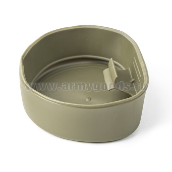 Миска складная для первых и вторых блюд (680 мл) термоэластопласт (хаки)