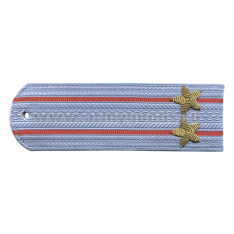 Погоны Полиция нов/обр без канта серо-голуб. вышит. канителью (подполковник)