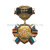 Медаль ДМБ 2016 (черн.) с накл. орлом РА