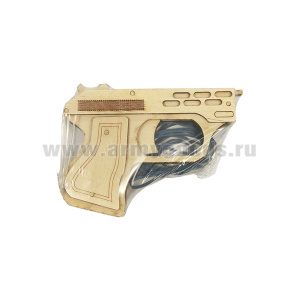 Игрушка деревянная Пистолет-резинострел (ИД-06)