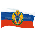 Наклейка в виде флага Пограничная служба