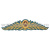Кокарда канит. (золото 3%) ВВС-ВДВ-КВ генеральская с 2010 г. (голубой фон)