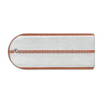 Погоны белые (оранж. кант) 1 оранж. пр. (МЧС руб.) 12 см