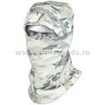 Балаклава-трансформер зимняя (односторонний флис) "грязный снег"