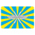 Наклейка прямоуг (8x12 см) Флаг ВВС РФ