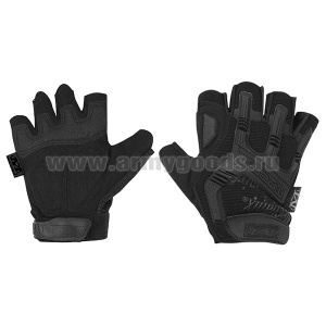 Перчатки с обр/пал тактические Mechanix Wear M-Pact с накладками из термопластичной резины Черные