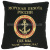 Подушка сувенирная вышитая (30х30 см) Морская пехота