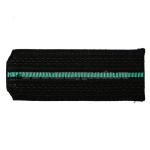 Погоны черн. 1 зел. пр.