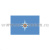 Флаг МЧС ведомственный (поле голубое) (30х45 см)