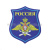 Шеврон пластизолевый на парад Россия ВВС (синий фон)
