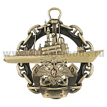 Значок мет. Торпедный катер (с орлом ВМФ на якоре, в цепи)