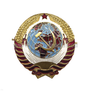 Кокарда мет. на шлем Почетного эскорта СССР