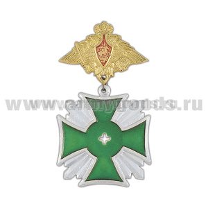 Медаль Стальной крест зеленый без накладки (на планке - орел РА)