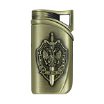 Зажигалка газовая бронзовая ВЧК-КГБ-ФСБ