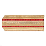 Погоны крем. 2 красн. пр.