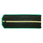 Погоны черн. (зел. кант) 1 желт. пр.