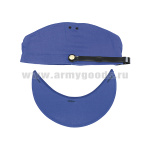 Пилотка ВМФ СССР с пристегивающимся козырьком голубая (к костюму тропическому)